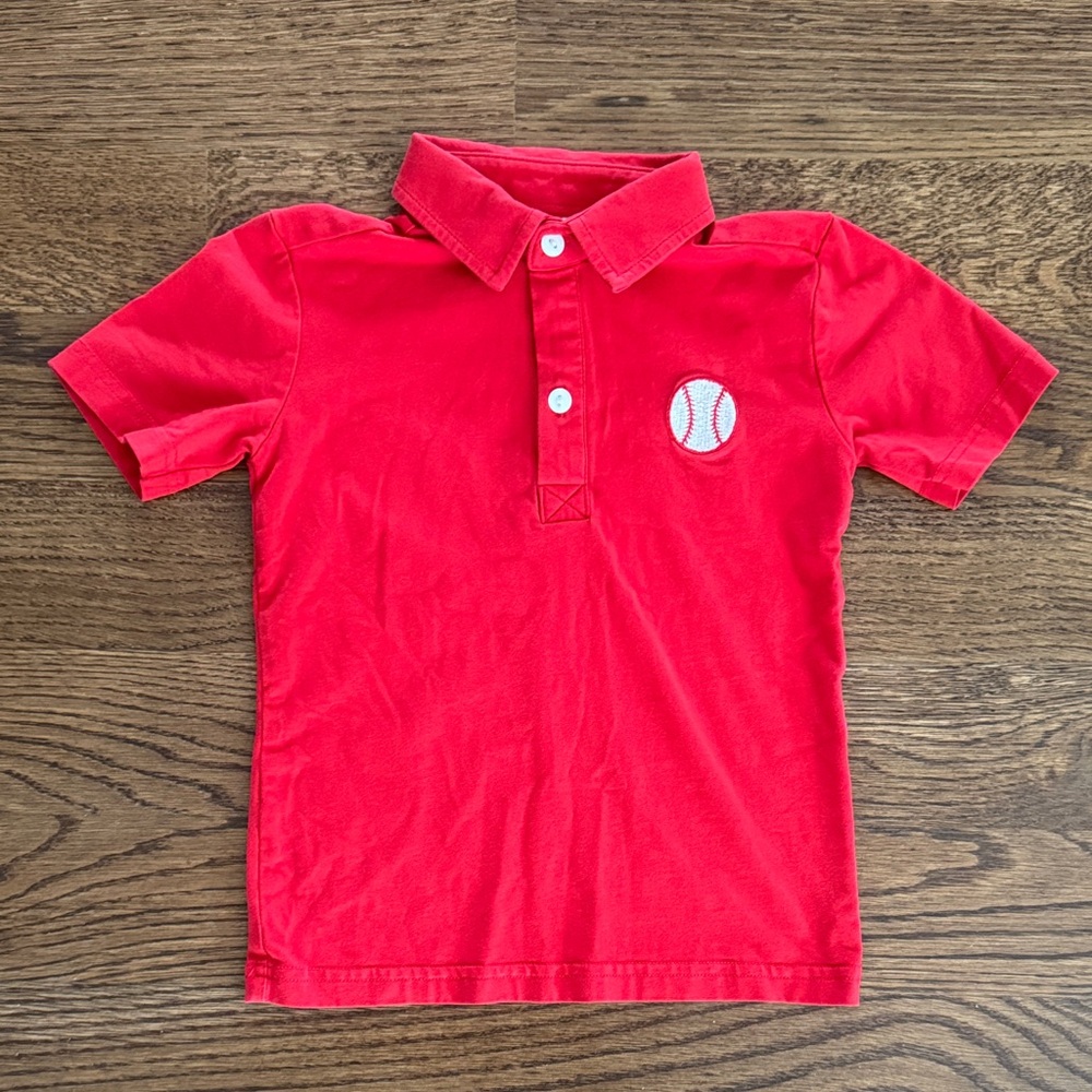 Cecil And Lou Boys Baseball Embroidered Shirt